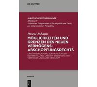 Pascal Johann Möglichkeiten und Grenzen des neuen Vermögensab (Copertina rigida)