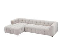 PASCAL MORABITO - Divano in Tessuto chiné Beige - Angolo a sinistra - DILOME