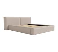 Pascal Morabito-Letto con contenitore 180 x 200 cm Tessuto Beige TIMANO II