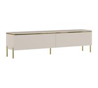 PASCAL MORABITO - Mobile TV con 2 ante - Beige e oro - VUKIA di