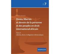 Pascal Mukonde Droits, libertés et devoirs de la personne et des pe (Tascabile)