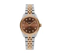 PASCAL Timeless Classic Diamond Orologio per Donna Uomo, Quarzo Svizzero | Diamanti coltivati in laboratorio, vetro zaffiro, cinturino in acciaio inossidabile, impermeabile 10 ATM