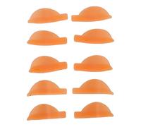 Pascini per permanente per permanente riutilizzabile arancioni arancione arancione per permesse per permesso per il trucco di bellezza e effetto di forma a lungo duratura per