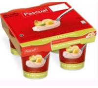 Pascual Yogurt Greco Originale Macedonia, 4 Vasetti da 125 g, Confezione da 5