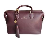 PashBAG Borsa a mano e a spalla Atelier du Sac in ecopelle bordeaux con chiusura zip. Elegante e funzionale, misura 30x21 cm ed è completa di tracolla regolabile.