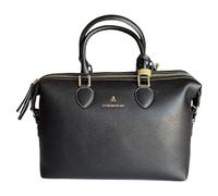 PashBAG Borsa a mano e a spalla Atelier du Sac in ecopelle nera con chiusura zip. Elegante e funzionale, misura 30x21 cm ed è completa di tracolla regolabile.