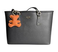 PashBAG Borsa a spalla ecopelle nero con chiusura a cerniera. Dimensioni 36x27 cm, capiente e versatile per uno stile quotidiano elegante.