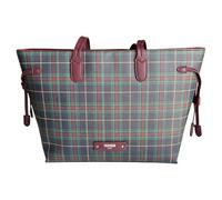 PashBAG Borsa a spalla ecopelle scozzese con chiusura a cerniera. Dimensioni 34/43x28 cm, pratica e capiente per uno stile elegante e moderno.