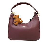 PashBAG BORSA DONNA SACCA Media DA SPALLA con doppia tracolla lunga ALISSA (Bordo')