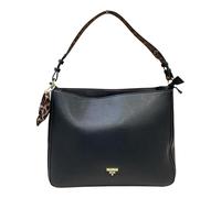 PashBAG BORSA DONNA SACCA Media DA SPALLA con tracolla lunga applicabile ADA (Nero)