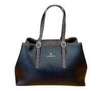 PashBAG L'Atelier du Sac Borsa Donna Shopper da spalla con divisorio interno MIRELLE (Nero)