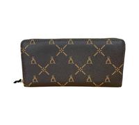 PashBAG L'Atelier du Sac PORTAFOGLI DONNA 3 SOFFIETTI CHIUSO DA ZIP 8 card FLEUR (Cuoio)