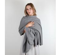 Pashmina IN Cashmere & Lana Merino Misto Spesso Mano Maglia Scialle IN 10 Colori
