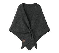 Pashmina scialli e involucri per le donne UK lana lavorata a maglia cashmere poncho mantelli tinta unita aperto davanti scialle cardigan da donna sciarpe morbide comode spalle maglione top festa uso