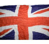 PASHMINA UOMO BANDIERA INGLESE SCIARPA INGHILTERRA Bianca ROSSa blu MADE ITALY