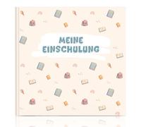 PASHOP Libro degli amici per l'inizio della scuola, per ragazze e ragazzi, libro dei ricordi per il primo giorno di scuola, 21 x 21 cm, 30 fogli, regalo per l'inizio della scuola elementare