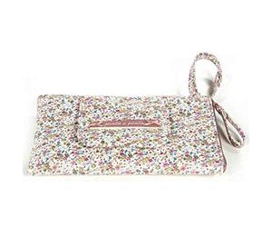 Pasito a Pasito 73973 - Custodia Salviette fiori, colore: rosa Botánica