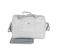 Pasito a Pasito Borsa Fasciatoio Ecopelle Grigio - Linea Flower Mellow