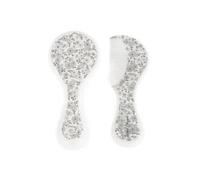 PASITO A PASITO Set Spazzola E Pettine Decorato Con Fiori Grigi