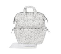 Zaino Little Bloom Fiori Grigio Pasito a Pasito