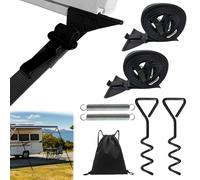 PASLFC Passamontagna per tenda, tenda da sole, protezione dalle tempesta, per tenda, tenda, roulotte, kit per la maggior parte dei camper e roulotte