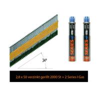 Paslode Striscia Chiodi 34° Testa D IM90 Bea Senco Morsetto Prebena Hikoki