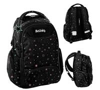 PASO BeUniq Zaino con stelle, Nero., L