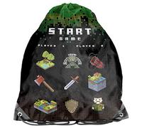 PASO Craft Gaming - Sacca sportiva per bambini, 36 x 32 cm