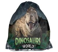 PASO DINOSAURS WORLD - Borsa sportiva per bambini, 36 x 32 cm