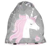 PASO Sacca sportiva per bambini, 36 x 32 cm, motivo: unicorno