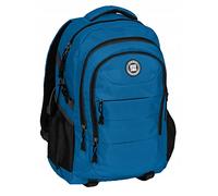 PASO Zaino impermeabile per donna, uomo e ragazzo, 30 litri, comodo, ergonomico, zaino per la scuola, escursionismo, Blu mare