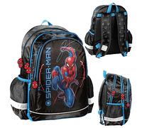 PASO Zaino Spiderman con due scomparti, Nero, M