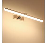 Pasoar LED Specchio Lampada da Bagno 18W Moderna Acrilica Della Parete Cromata Finitura Vanity Illuminazione Luci Dell'interno 4000K 220v 60cm Lunga