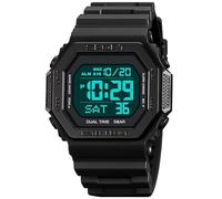 PASOY Orologi di moda per gli uomini e le donne unisex estate retroilluminazione digitale casual impermeabile sport all'aperto nuotare orologio in gomma colorato Reloj, Colore A, Casual
