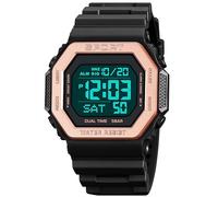 PASOY Orologi di moda per gli uomini e le donne Unisex Estate Retroilluminazione Digitale Casual Impermeabile Sport All'aria Aperta Nuotare Colorful Rubber Watch Reloj, Colore C, Casual