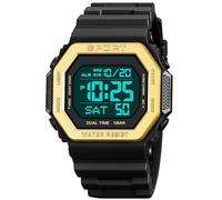 PASOY Orologi di moda per gli uomini e le donne Unisex Estate Retroilluminazione Digitale Casual Impermeabile Sport All'aria Aperta Nuotare Colorful Rubber Watch Reloj, Colore B, Casual