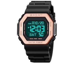 PASOY Orologi di moda per gli uomini e le donne Unisex Estate Retroilluminazione Digitale Casual Impermeabile Sport All'aria Aperta Nuotare Colorful Rubber Watch Reloj, Colore C, Casual