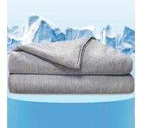 Pasper Coperta refrigerante 150 x 200 cm - Coperta estiva auto-raffreddante per persone - Coperta fredda per l'estate - Coperta refrigerante Letto riduce la temperatura di 2-5 gradi
