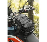 PASPRT Borsa Da Serbatoio Per Moto 9L Con Copertura Antipioggia Zaino Versatile Sacca Idrica 1.5L MOLLE Multiscomparto Universale Motorcycle Backpack