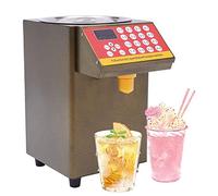 PASPRT Dosatore Quantitativo di Fruttosio da 500 W E 8 Litri, Macchina Dosatrice di Sciroppo di Zucchero per tè al Latte E Bevande Analcoliche. (Gold)