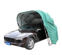 PASPRT Posto Auto Coperto telescopico Resistente al Freddo, Copertura per Auto Pieghevole e Calda per Esterni, Posto Auto Coperto Idraulico Mobile semiautomatico, Facile da installare (Green)
