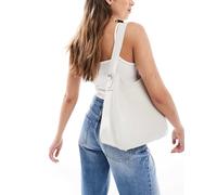 PASQ - Borsa shopping extra larga a tracolla color moonbeam-Neutro No Size