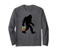 Pasqua Bigfoot Tenendo Un Cesto di Pasqua Maglia a Manica
