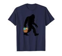 Pasqua Bigfoot Tenendo Un Cesto di Pasqua Maglietta
