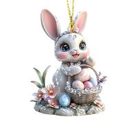 Pasqua Bunny Sangling Ornamenti - Collezionisti Coniglio | Divertenti Ornamenti Di Coniglio Di Pasqua, Forniture Decorative Murali per Casa, Studio, Ristorante