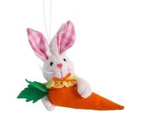 Pasqua Bunny Sangling Ornamenti, Spring Tree Sanging Bunny Ornamenti Bunny | Farmhouse Rustic Basket Sobers, Fascino dello zaino per le ragazze