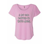 Pasqua Christian Molto Can Happen in Tre Giorni Donna Triblend Dolman Maglietta