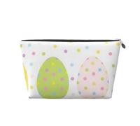 Pasqua Con Uova Carine A Pois, Borsa da toilette Borsa per trucco Borsa per cosmetici Borsa da toilette da viaggio portatile