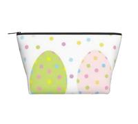 Pasqua Con Uova Carine A Pois, Borsa da toilette Borsa per trucco Borsa per cosmetici Borsa da toilette da viaggio portatile