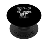 Pasqua è risorto Spoiler Alert la tomba è vuoto cristiano PopSockets PopGrip Adesivo